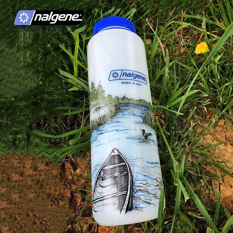 Nalgene-Wide Mouth Water Bottle, Tritan Healthy Materials, Travel