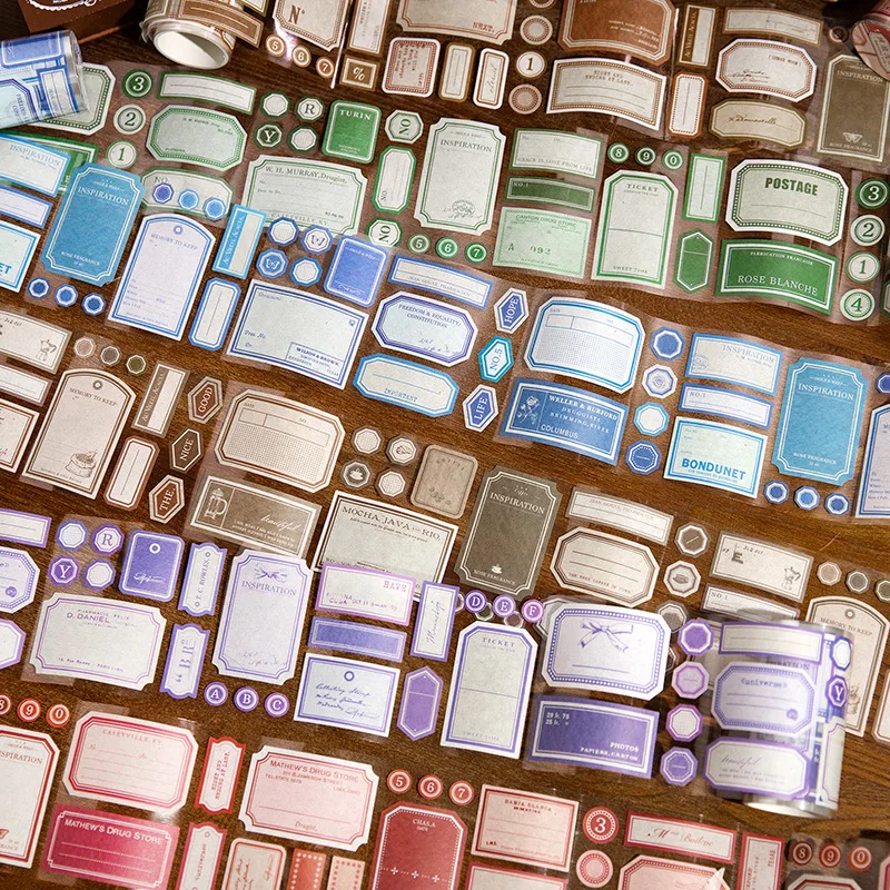 

1pcs/1lot Decorative Adhesive Tapes Vintage Label Masking Tapes Scrapbooking DIY Paper Japanese Stickers 2M