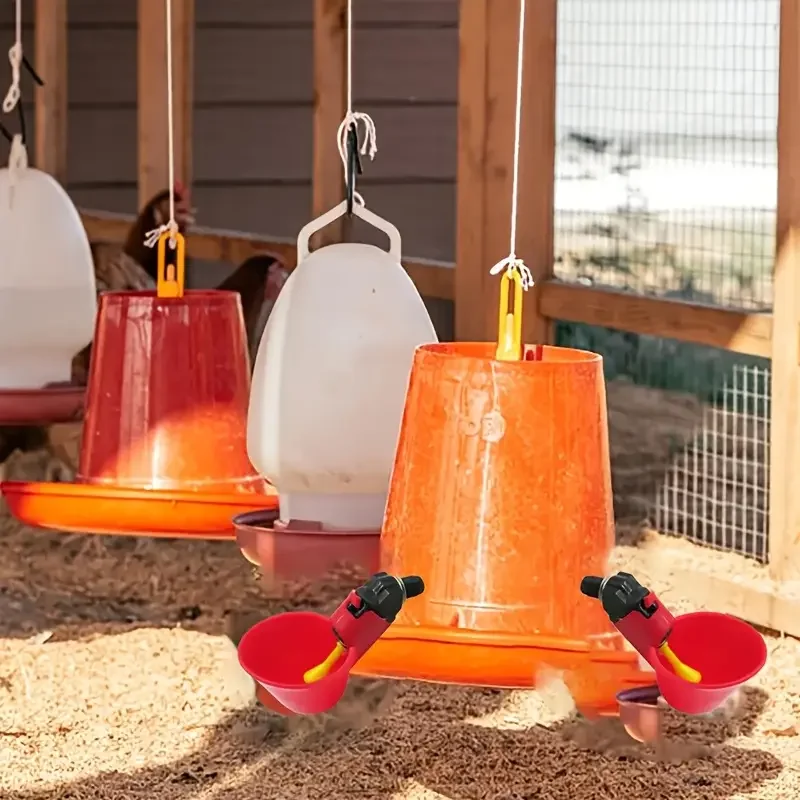 Automatic 1.9″ Chicken Drinking Cups — 20 Pcs