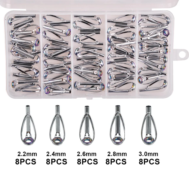 Fishing Rod Guides Fishing Rod tips repair Kit Fishing Pole Rod
