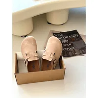 TUGGY [Genuine Leather Boken Slippers] New Soft Bottom Boken Slippers for Men and Women, Outerwear Boken Half Drag - Image 5