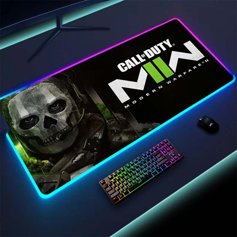 

Коврик для мыши с Rgb-подсветкой, Настольный коврик для ноутбука, компьютера, клавиатуры, 40x90