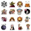 50pcs One Piece Cartoon Graffiti Stickers Skateboard Water Bottle Notebook Mobile Phone Kid Toy Decal Sticker Diy Decoration 3