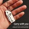 1PC Mini Folding Knife Steel Portable Camping Survival Knife Pocket Folding Knife Self-defense Keyknife Keychain Pendant 4