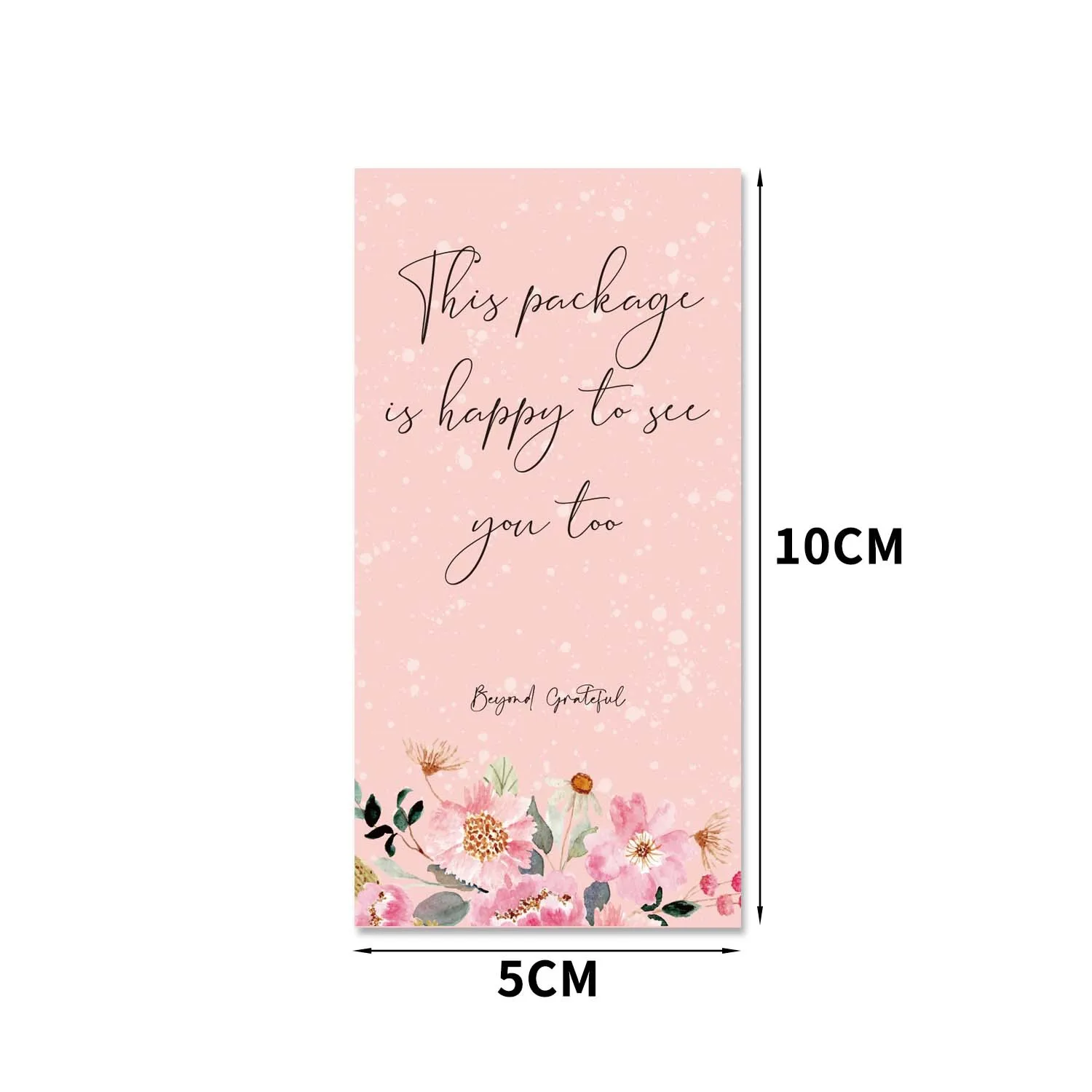 10-50Pcs 감사합니다 스티커 이 패키지는 너무 당신을 볼 수 있습니다 인감 레이블 스티커 선물 포장 중소 기업 장식