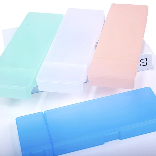 Transparent Plastic Pen Case Pencil  Transparent Pp Plastic Pencil Case -  Simple - Aliexpress