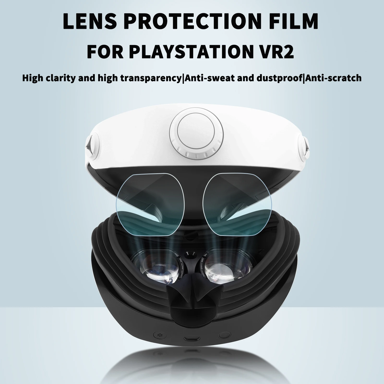 For PSVR2 Lens Protection Film PlayStation VR 2 HD Anti Scratch TPU Soft  Film Accessories For PlayStation VR2