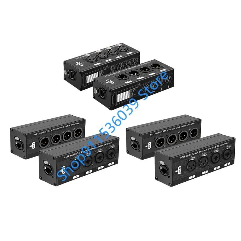 RJ45를 통한 라이브 이벤트 DMX512용 45BB RJ45 4 XLR 어댑터 사운드 전송