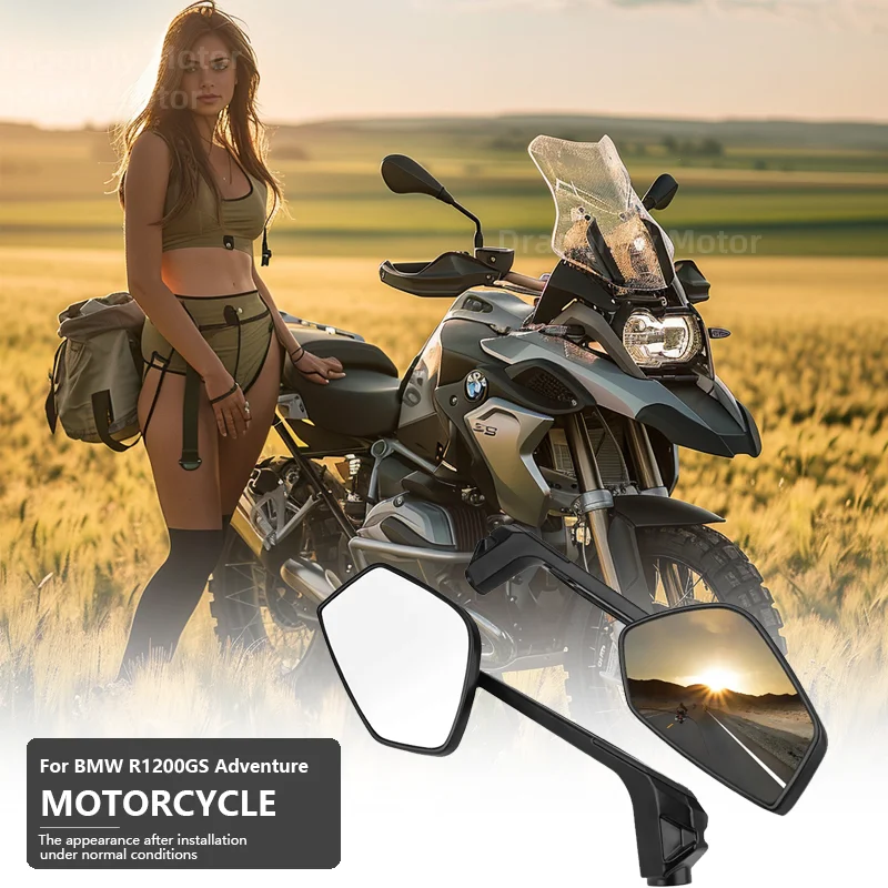 BMW R1200GS 어드벤처 2005-2018 용 알루미늄 백미러, 오토바이 액세서리, 눈부심 방지 미러, 신제품