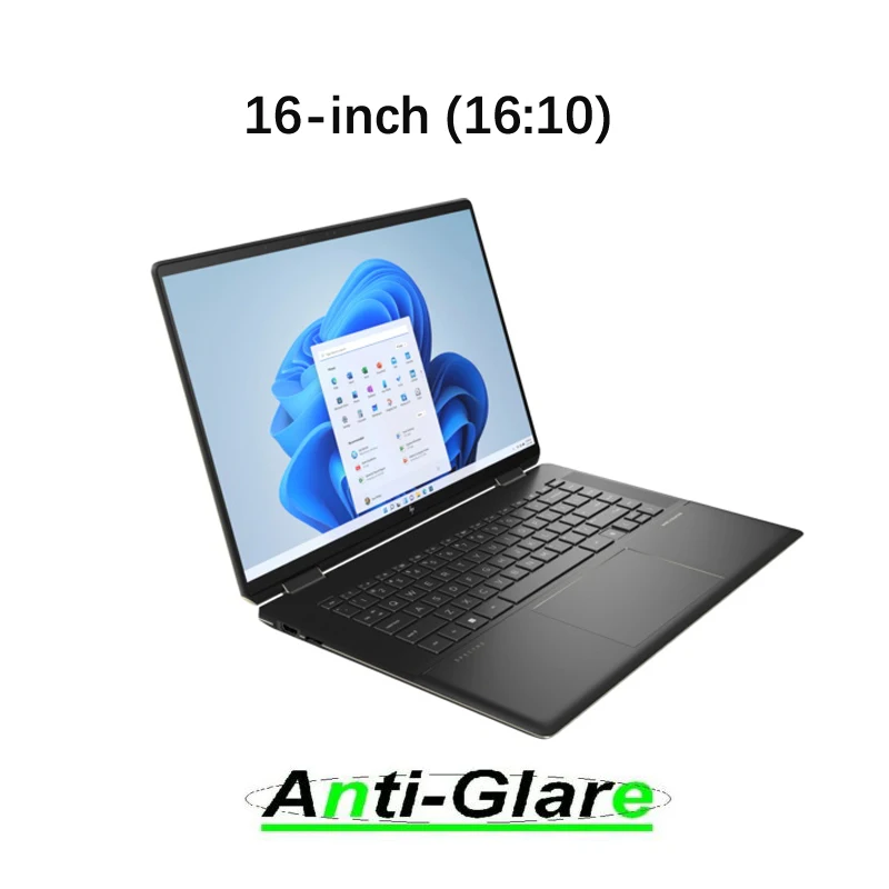 2X Copertura Protettiva Per Schermo Anti Luce Blu E Antiriflesso Per Laptop Hp Spectre X360 2-In-1 Muslimah/Muslimah 16 "16:10