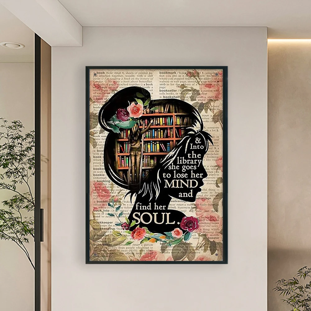 Full Embroidery Eco-cotton Thread 11CT Printed Girl Cross Stitch Kit Art 45x65cm cross stitch kit,cross stitch tools