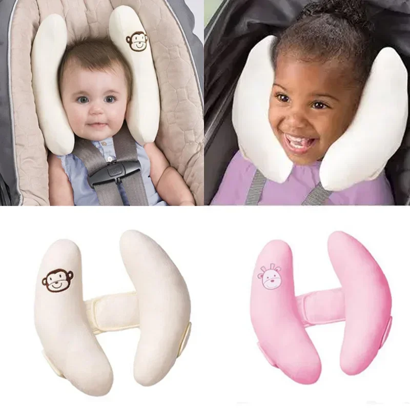 Infant Safety Car Seat Stroller Pillow Baby Head Neck Support Sleeping Pillows Toddler Kids Adjustable Pad Cushion Accessories 2