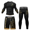 Men Tracksuit MMA Rashguard Jiu Jitsu T-shirt+Pants Sets Fitness Boxing Jerseys BJJ Muay Thai Shorts Gym Rash Guard Sportsuit 3