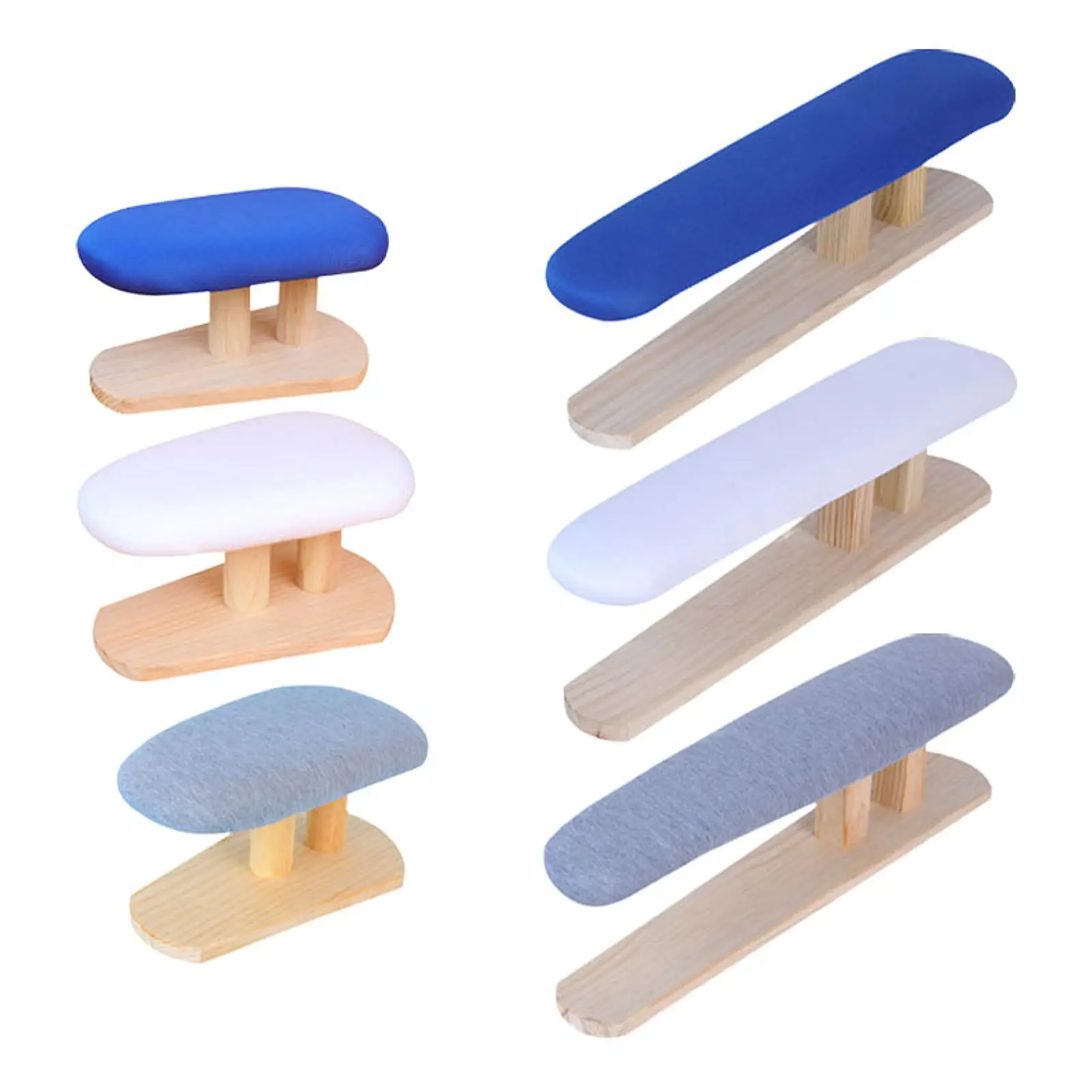 Tabletop Ironing Board Wooden Base Compact Ironing Pad Iron Board Laundry Room Detailed Garment Handling Neckline ironing board ironing board mat ironing board accessories