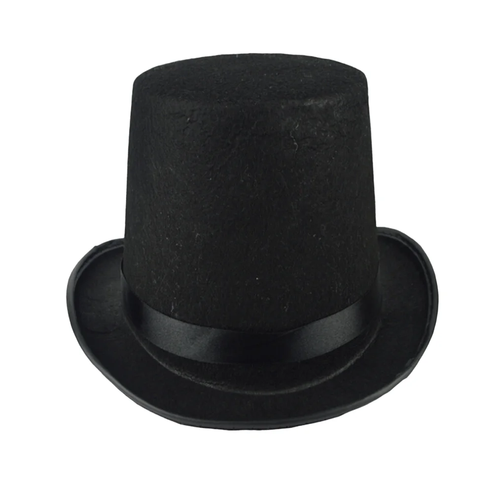 

Black Bowler Hat Magician's Hat Dress Up Costume Accessory for Men Adult Fancy Dress Party
