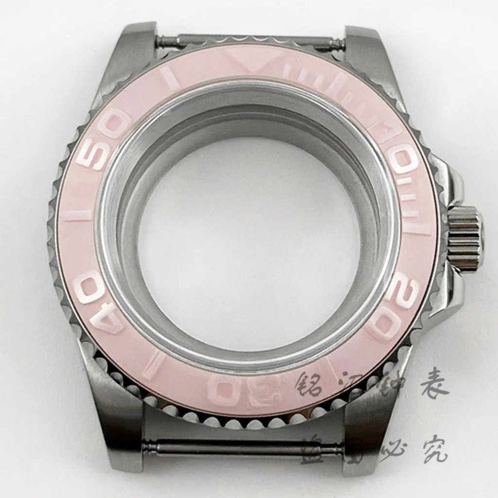 Deep Blue Bezel 40MM Diver Watch Case with Waterproof Sapphire Crystal