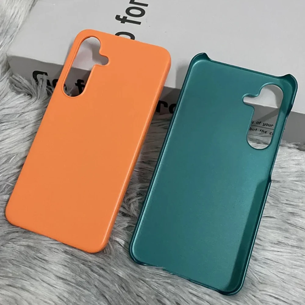 Slim Frameless Sandstone Matte Hard Case - Thin Solid Color Design