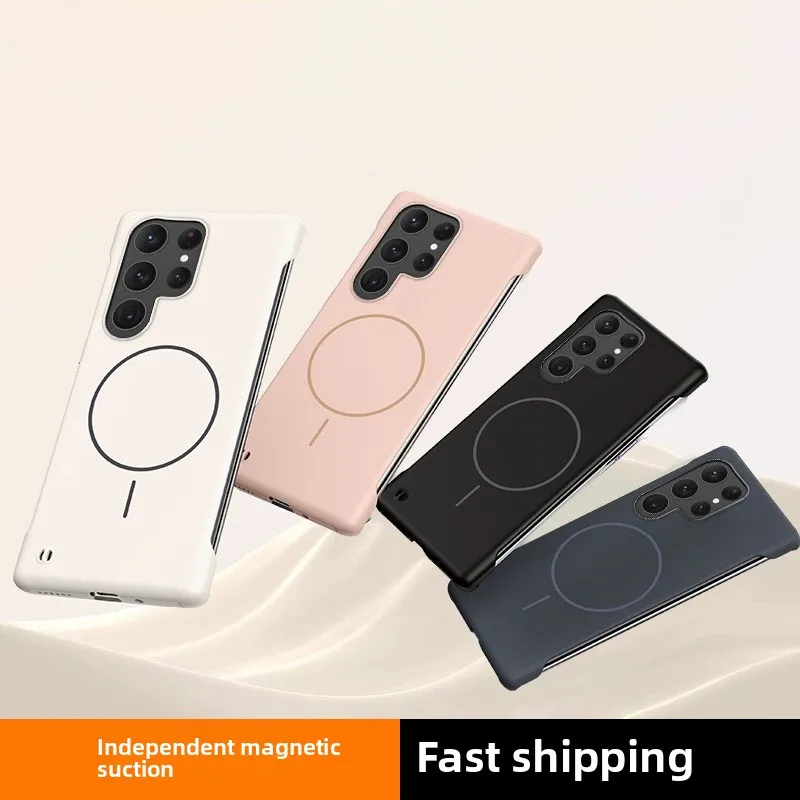 Ultra Slim Frameless Magnetic Wireless Charger-Compatible Phone Case