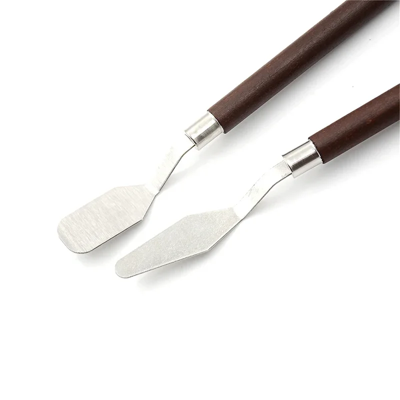 3Pcs/set Stainless Steel Artist Painting Palette Knife Kit Spatula Paint Art Craft Clay Professional Tools