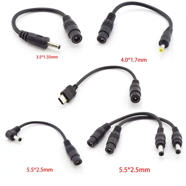 Router Power Adapter 5-Pack DC Power Adapter Converters - 5.5x2.1mm ...