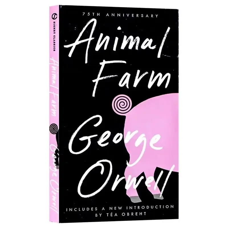 

Animal Farm: The Classic English Novel About Farm Animals by George Orwell in Paperback