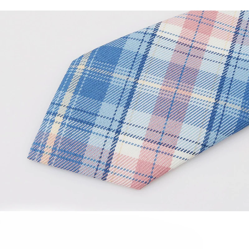 Woven Necktie Cotton Uniform School College Neckwear 7CM