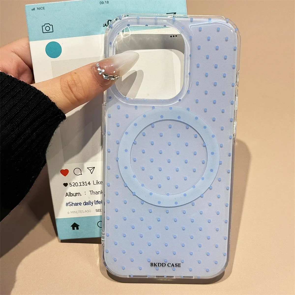 Cute Polka Dot Magnetic Wireless Charging Candy Color Case For iPhone 17 16 15 14 13 12 11 Pro Max Plus Luxury Jelly Color Cover 5