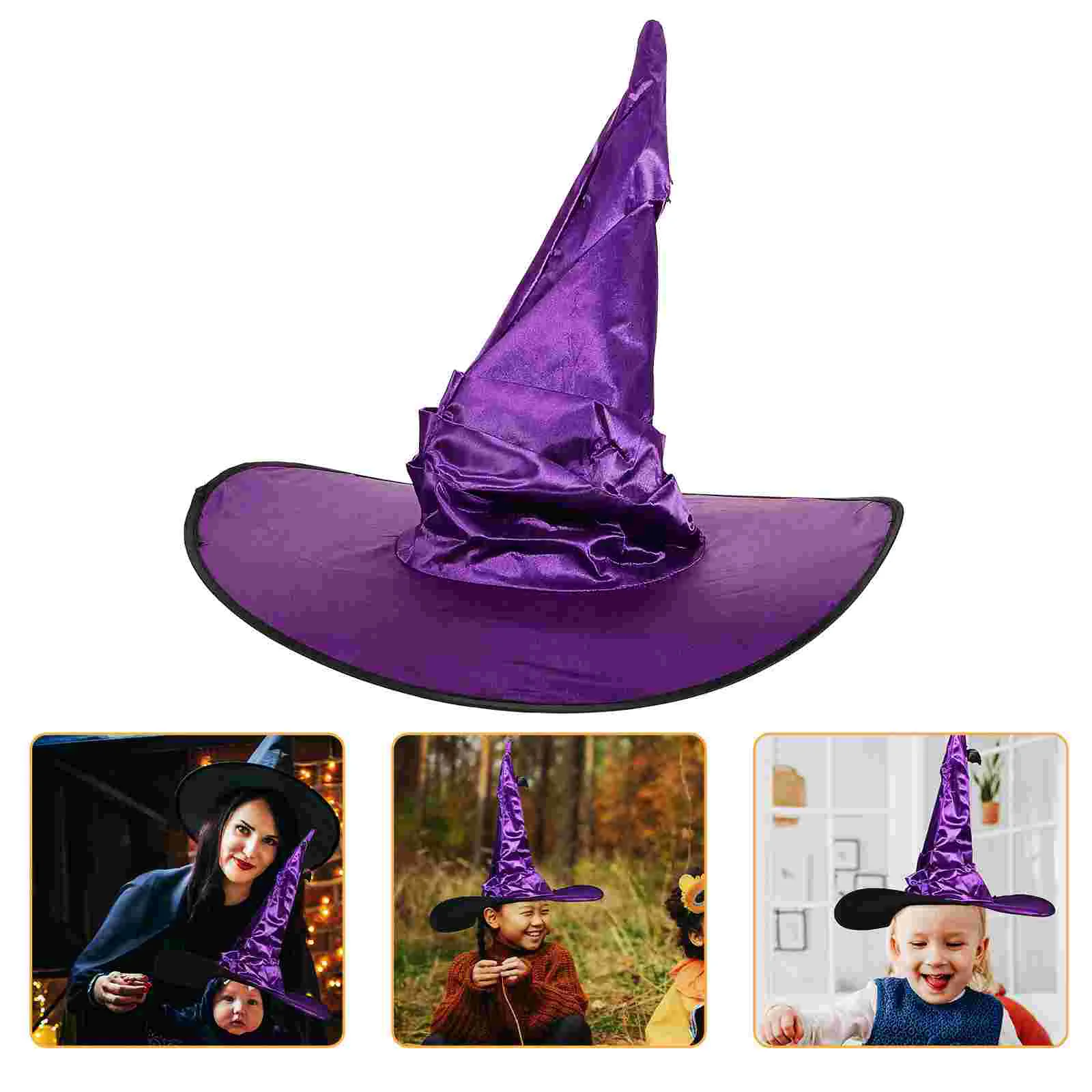 

Хэллоуин ведьма шляпа для женщин вечернее платье косплей маскарадная девушка ведьмы морщинки