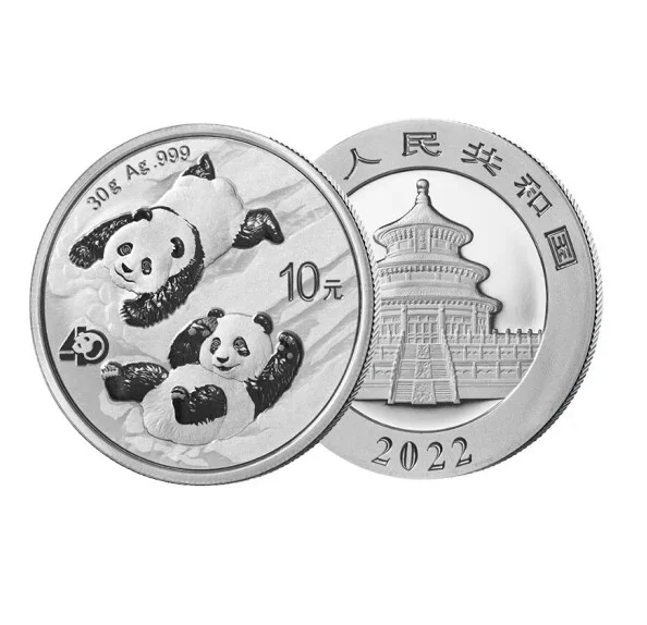 2011 - 2025 中国 30g 1oz Ag.999 シルバー パンダ シルバー