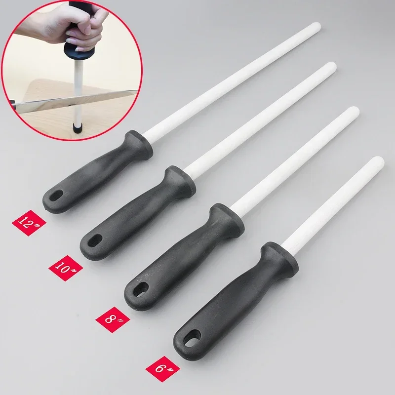 

Knife Sharpener Bar Ceramic Rod Used for Chef Steel Knife Kitchen Assistant Musat Knife Sharpener Sharpening Household Sharpener