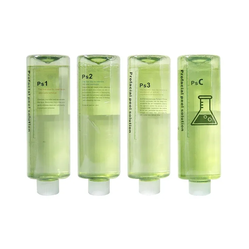 4 In 1 Aqua Peeling Hydrafacial Solution Serums for Facial Cleansing Hydra Dermabrasion Solution Hydrogen Oxygen Machine Serums