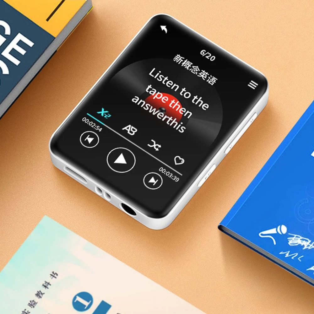 MP4 Player Touch Screen Walkman Music Player Reading E-Book Built In Speaker With E-Book/Fm Radio/Recording/