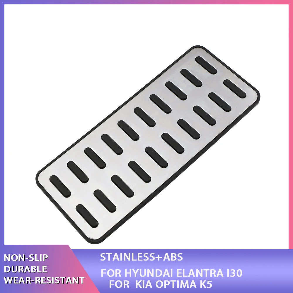 Car Accessories Foot Rest Pedal Auto Pedal Cover for Hyundai Ix25 Creta Accent Verna Solaris Kia K2 Rio Soul KX3