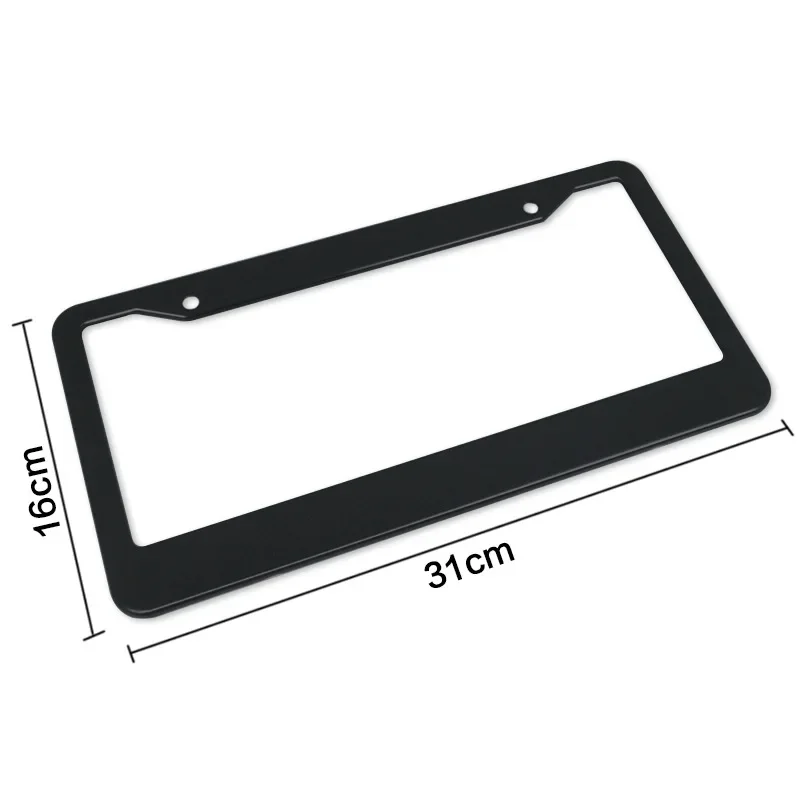 License Plate Frame Us Standard Multi-specification Thick Aluminum Alloy Suitable General Purpose Models