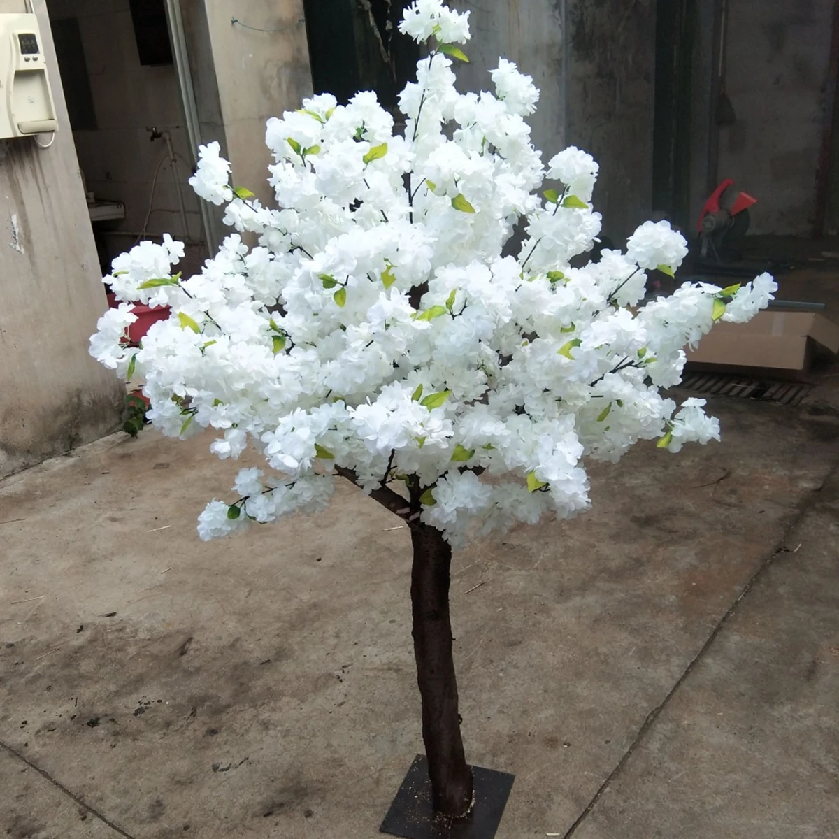 4pcs/5pcs)Ivory Blossom Tree Artificial Cherry Blossom Artificial Pink Tree Fake centerpieces A0009