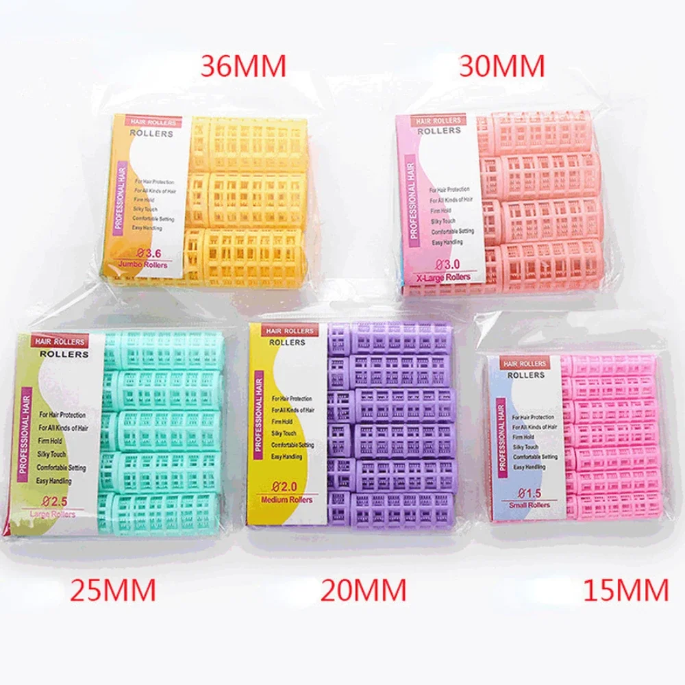 Plastic Lazy Heatless Hair Curler Bangs Curling Rod No Heat Hair Roller Sets Curl Root Perm Rods Styling Accessories Random