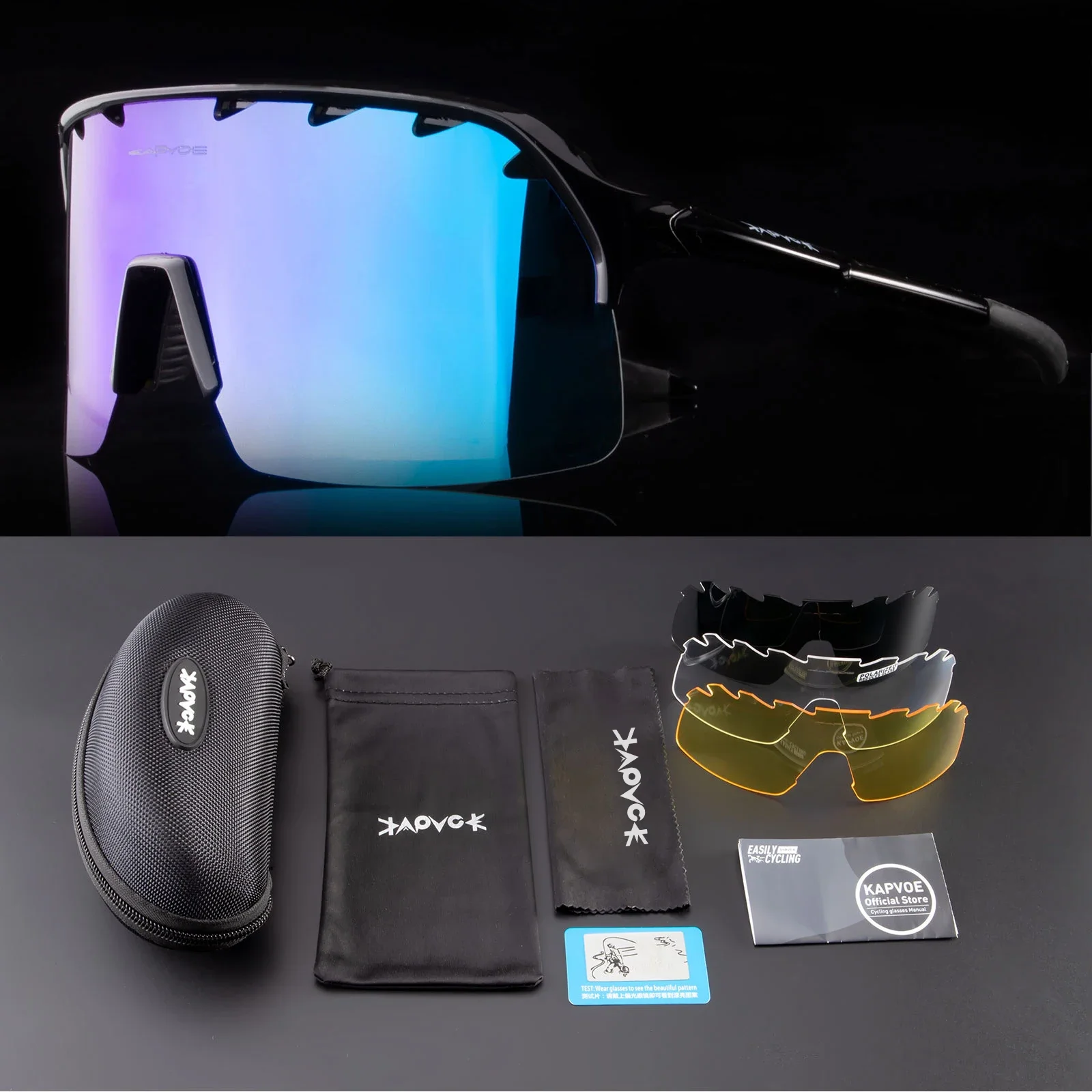 2022 Polarized Ski Goggles UV400 Snowboard Sunglasses Outdoor Winter Sports Glasses 4