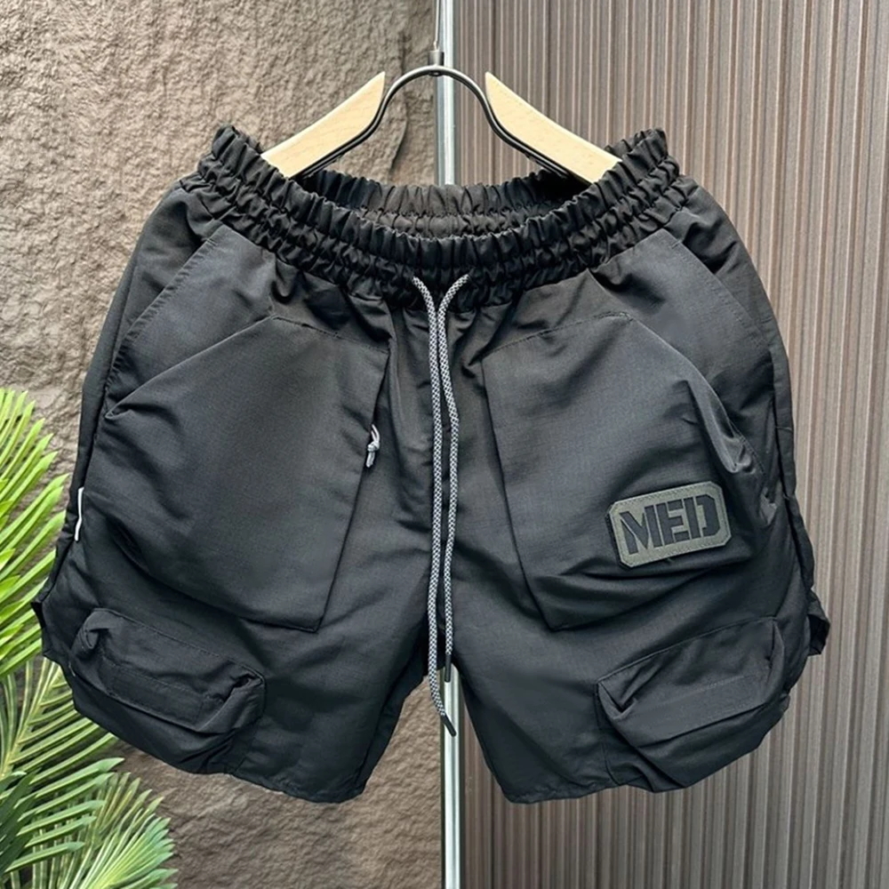 Casual Sports Shorts For Men Summer Fashion High Quality Multi-Pocket Five-Quarter Pants Handsome Trendy Workwear Beach Pant