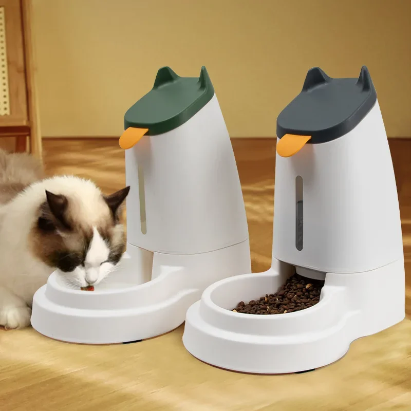 

Pet Feeder New Product Cat Automatic Water Dispenser Large-capacity Grain Storage Bucket Dog Basin Water Bowl Pet Food Utensils