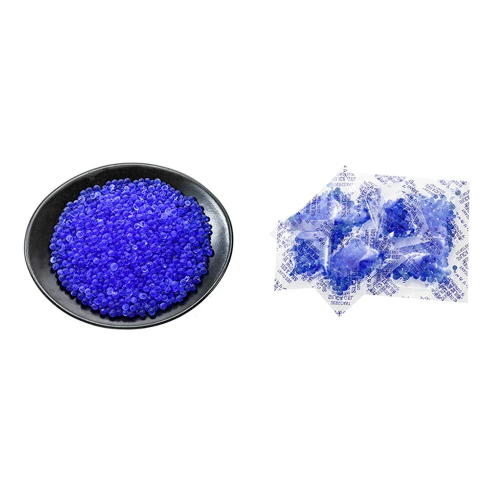 Description Picture 5 of item1g/3g/5g/10g Blue Silica Discoloration Gel Sachet Desiccant Vapor Kitchen Room Living Moisture Dehumidifier Absorber Bag Reusabl