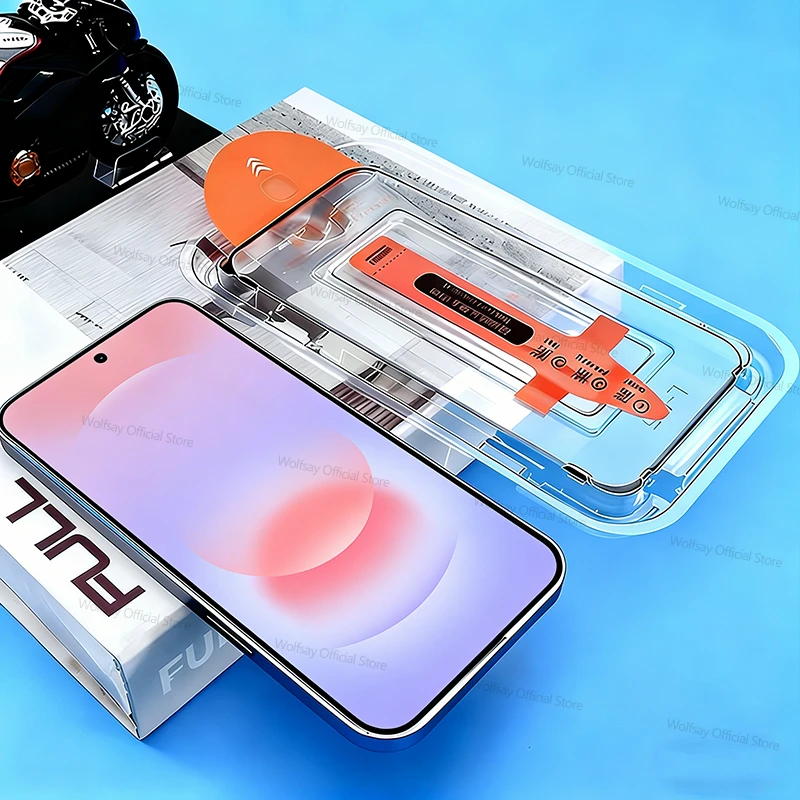 Dust Free Easy Install Tempered Glass Screen Protector