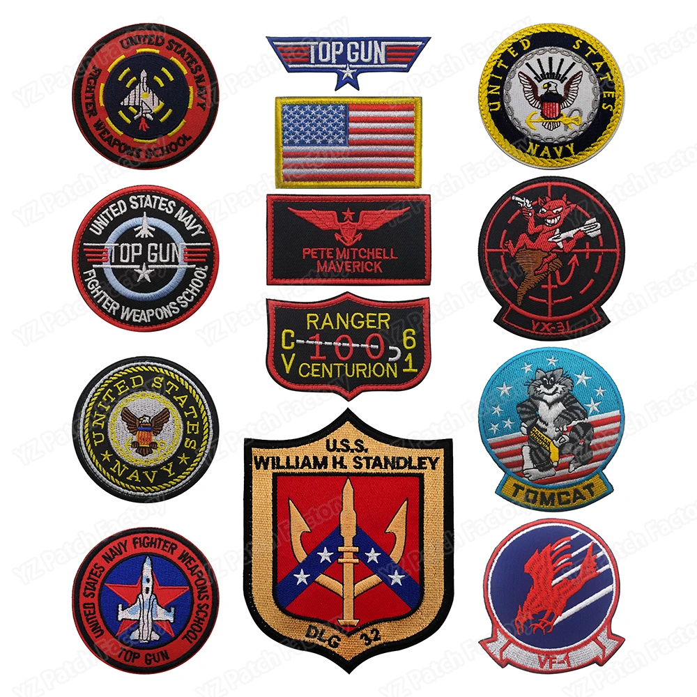 Top Gun Patches United Sates Navy Fighter Weapons School