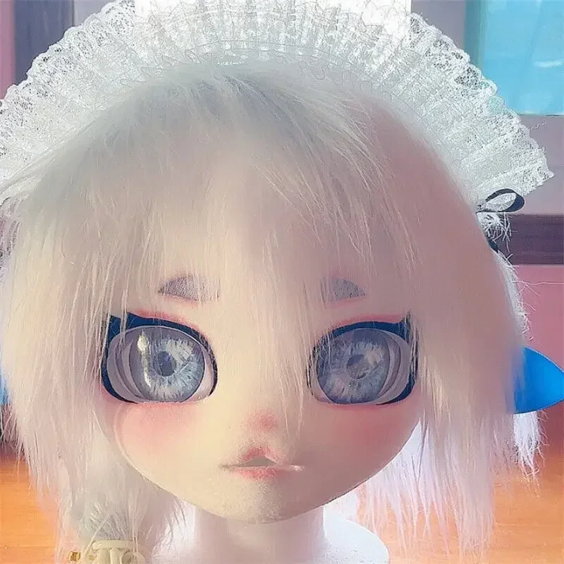 Premade Fursuits Head Cat Maid Braided Kigurumi Furry Full Head Mask Lolita Cosplay Costumes Animal Furries Partial Fursuit