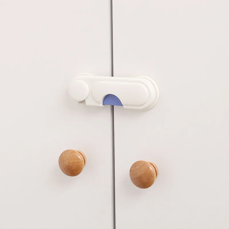 800aaf Original Japanese Baby Cabinet Door Locks Adhesive Both Sides Medium Sliding Locks Childproof