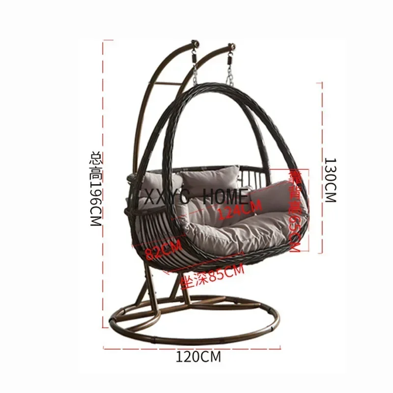 Cushion Swing Hanging Chair Outdoor Basket Mount Garden Hammock Metal Sillas De Jardin Para Exterior Home Decoration