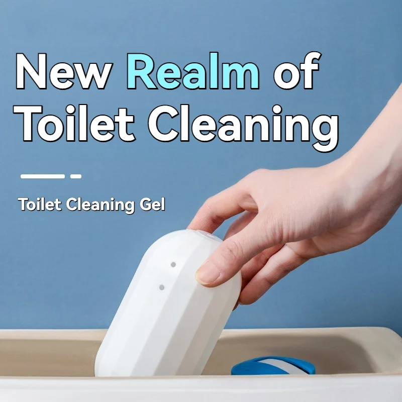 Toilet Tank Cleaner Gel Block Fresh Floral Scent Leak Proof Hanging Free Design for UK Household Bathrooms
