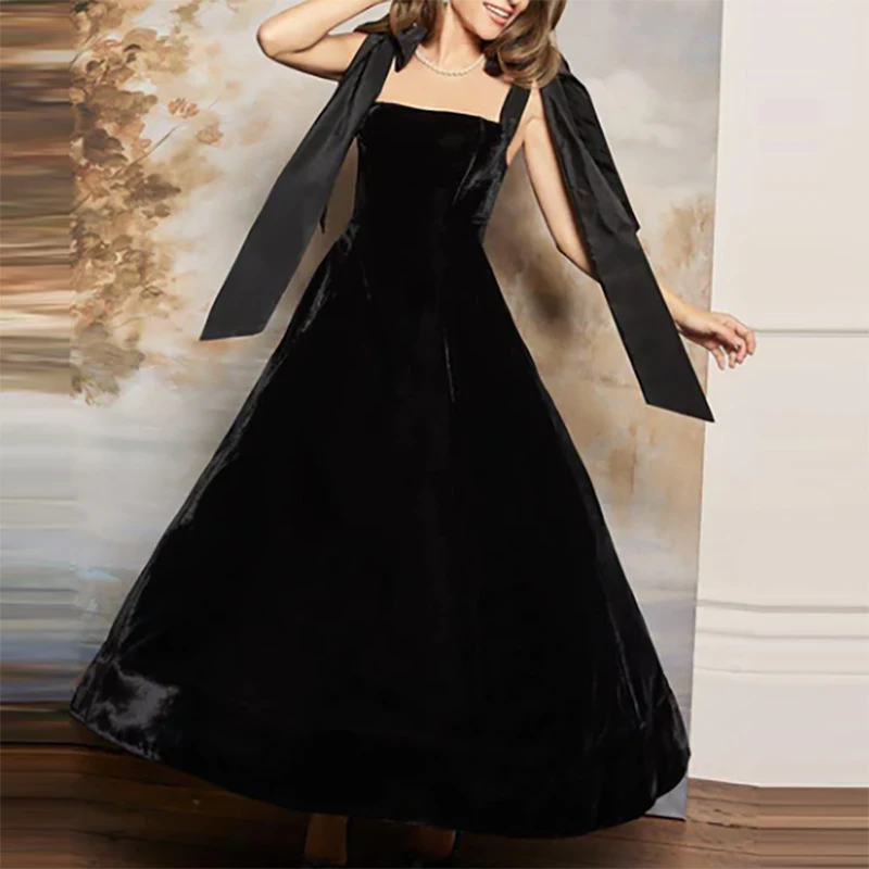 chinese dress ladies Maxi velvet dress for women, elegant party dress 4478  Xiaolizi