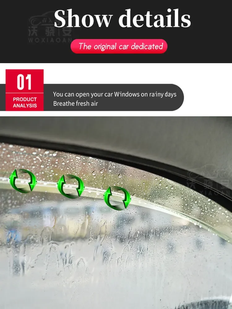 For Chery Tiggo 8 PRO-version window glass deflector original window waterproof plate