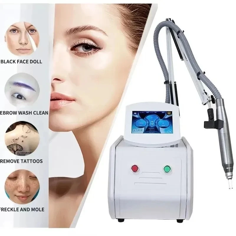 

Professional Picosecond Laser ND Yag Tattoo Removal, 755 1320 1064 532nm, Carbon Laser Tattoo Spotting Machine