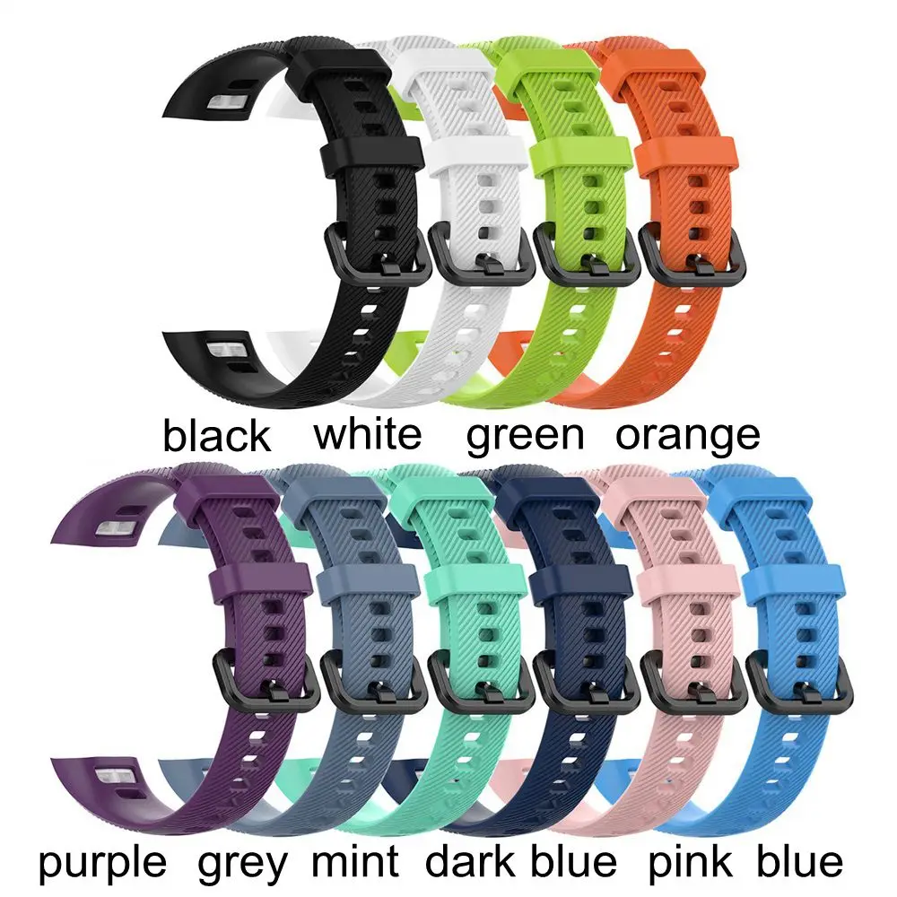 Silicone Sport Replacement Smart Wristband Strap